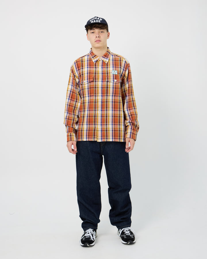 Check Shirt | Orange