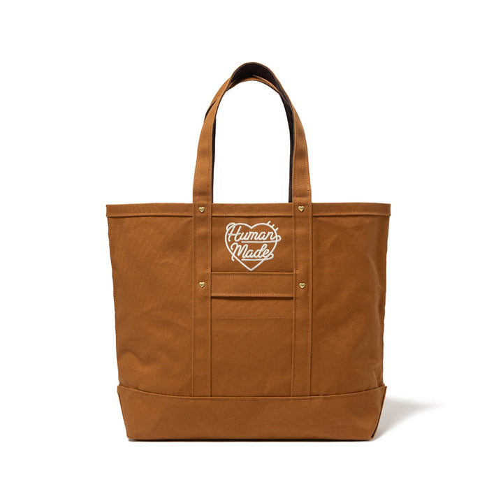 Duck Canvas Large Tote Bag | Brown