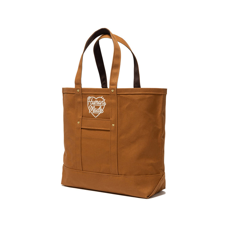 Duck Canvas Large Tote Bag | Brown