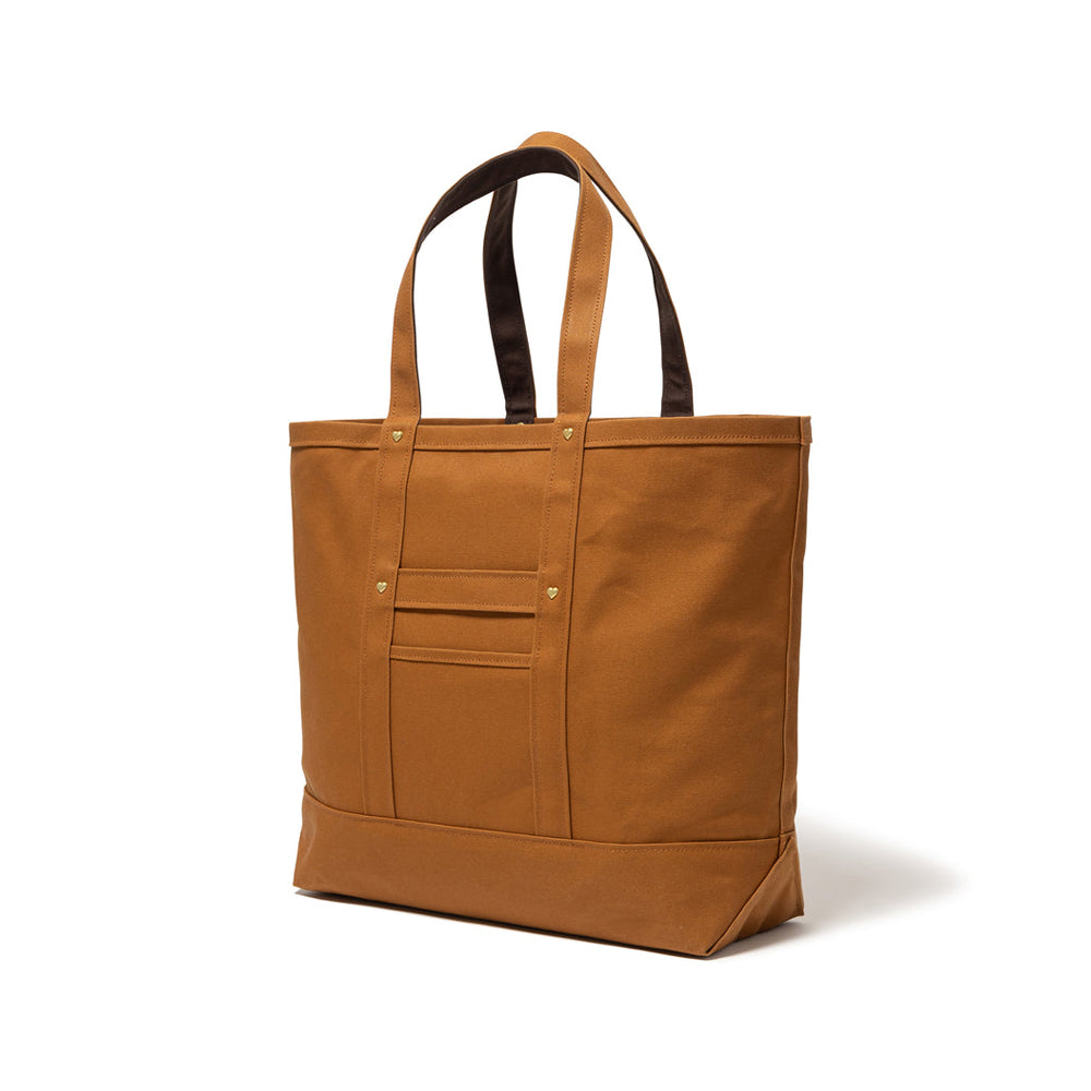 Duck Canvas Large Tote Bag | Brown