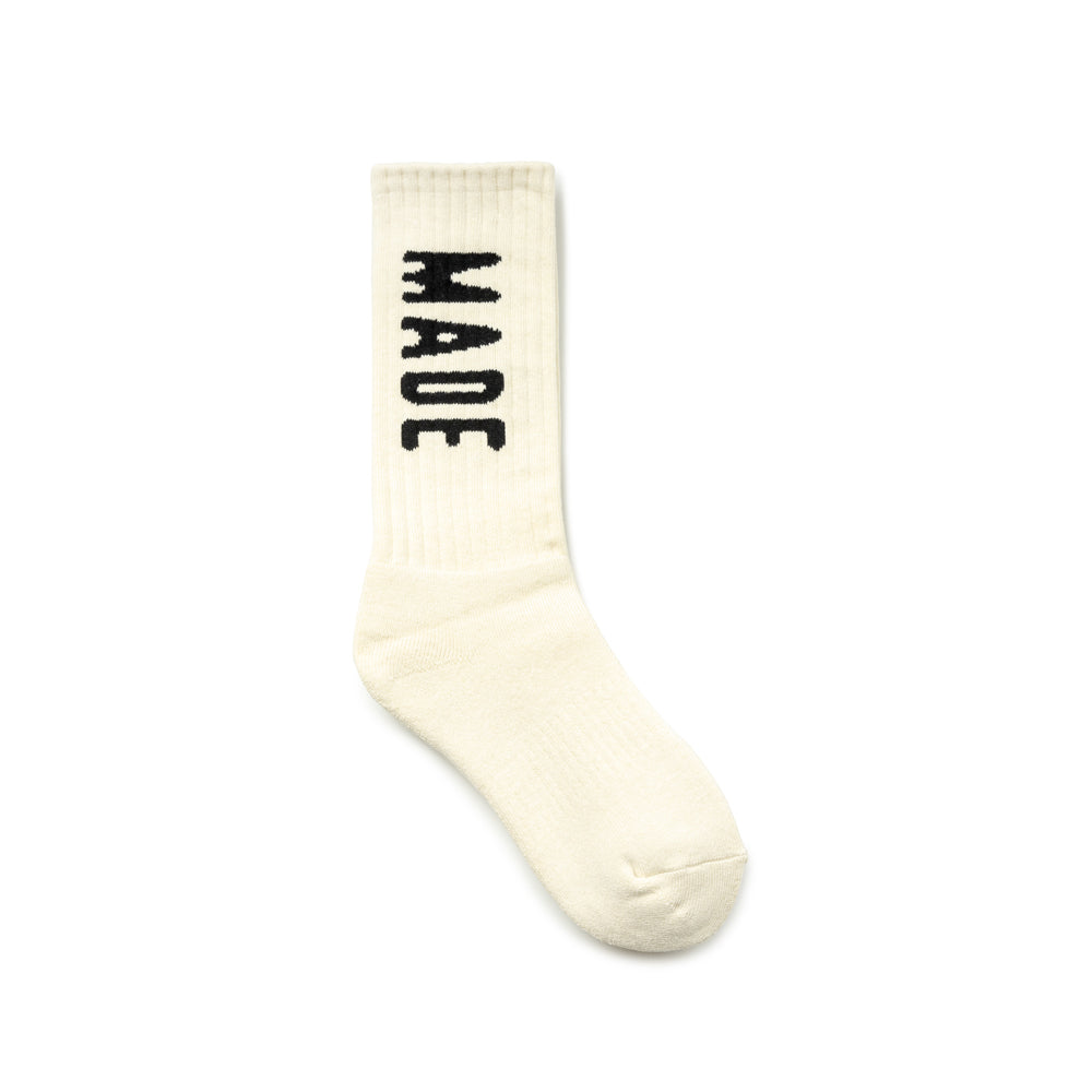 HM Logo Socks | White