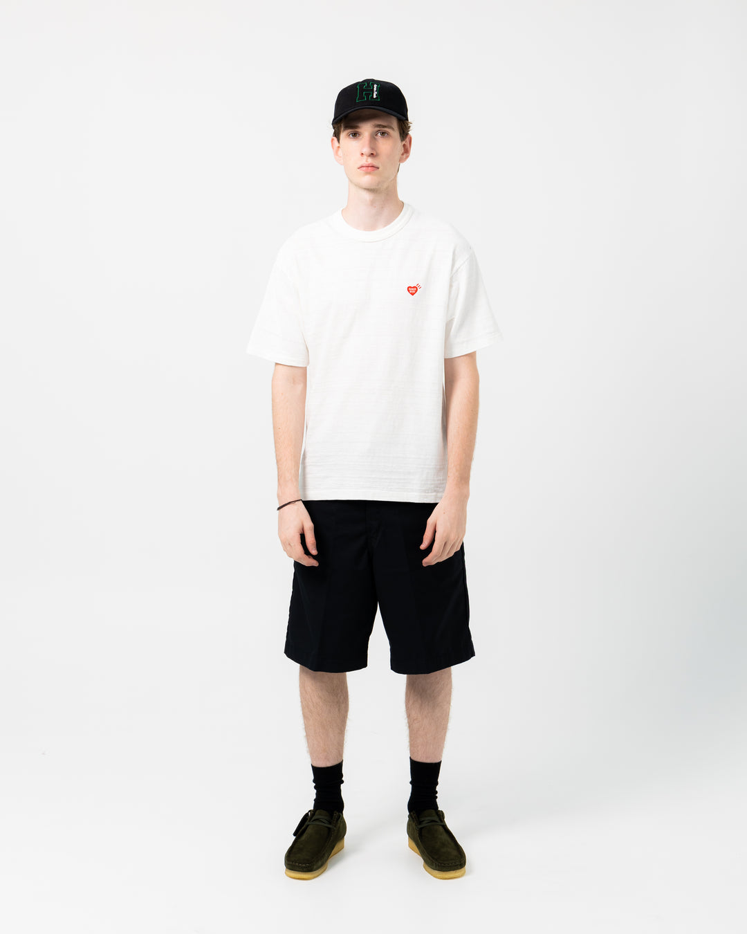 Heart Badge Tee | White