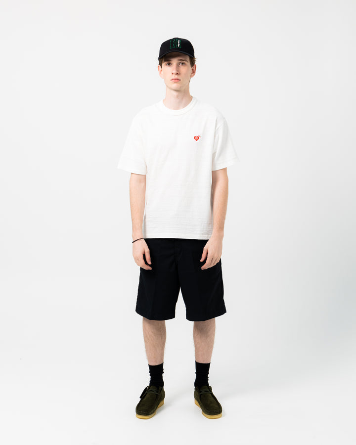 Heart Badge Tee | White