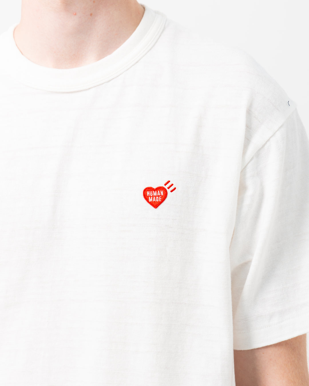 Heart Badge Tee | White