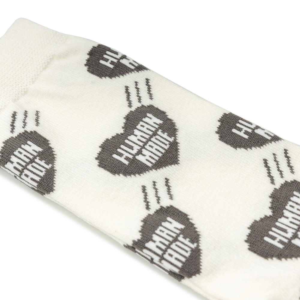 Heart Pattern Socks | Gray