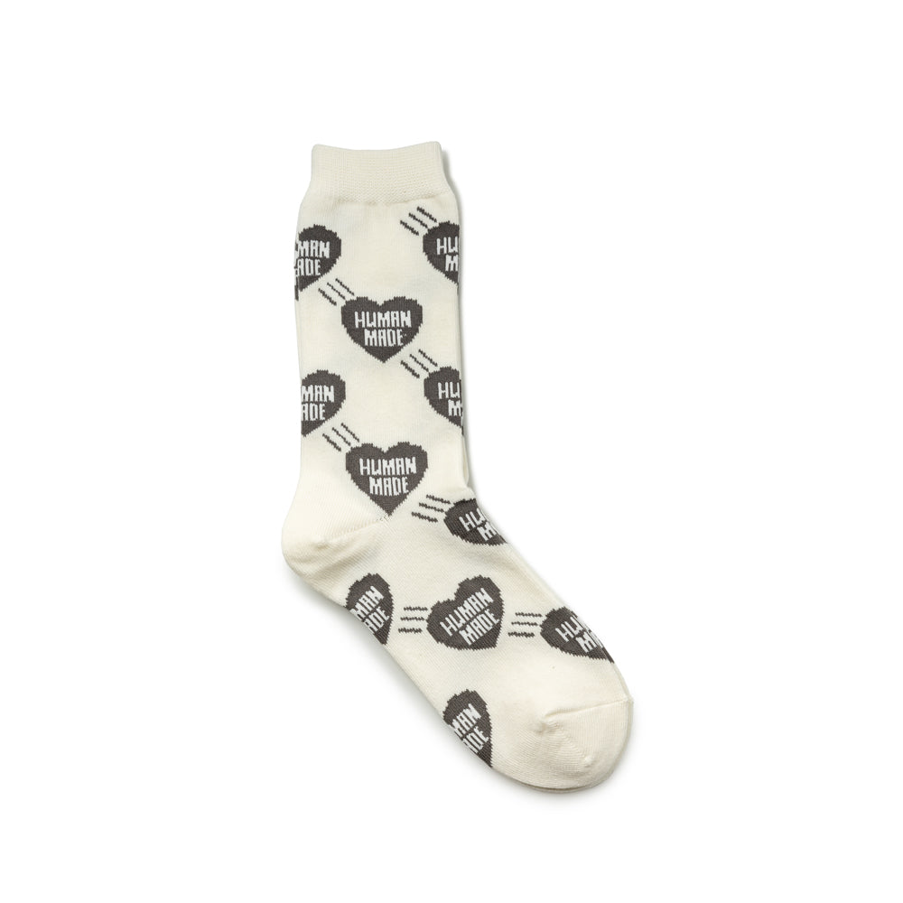 Heart Pattern Socks | Gray