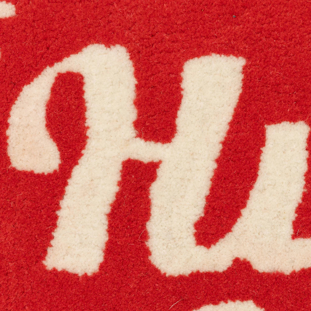 Human Made Heart Rug Medium | Red Human Made Heart Rug Medium | Red