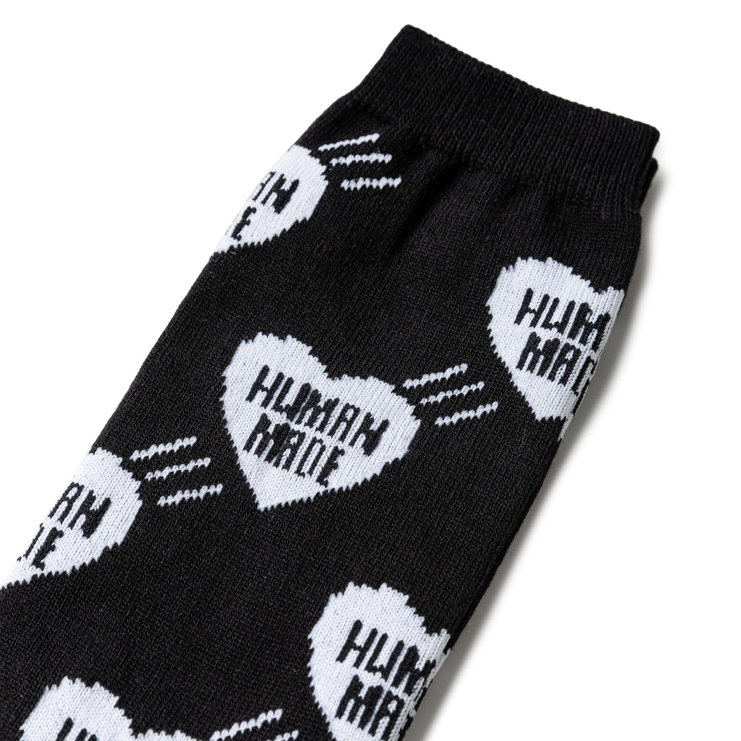 Heart Socks | Black