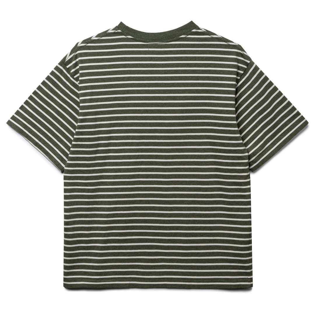 Heart Striped Tee | Olive