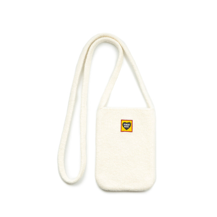 Knit Mini Shoulder Bag | White