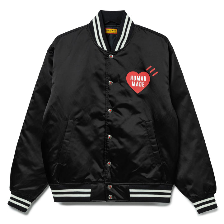 Nylon Stadium Jacket | Black