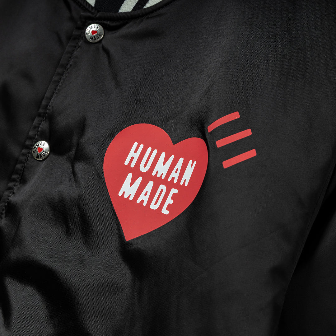 Nylon Stadium Jacket | Black