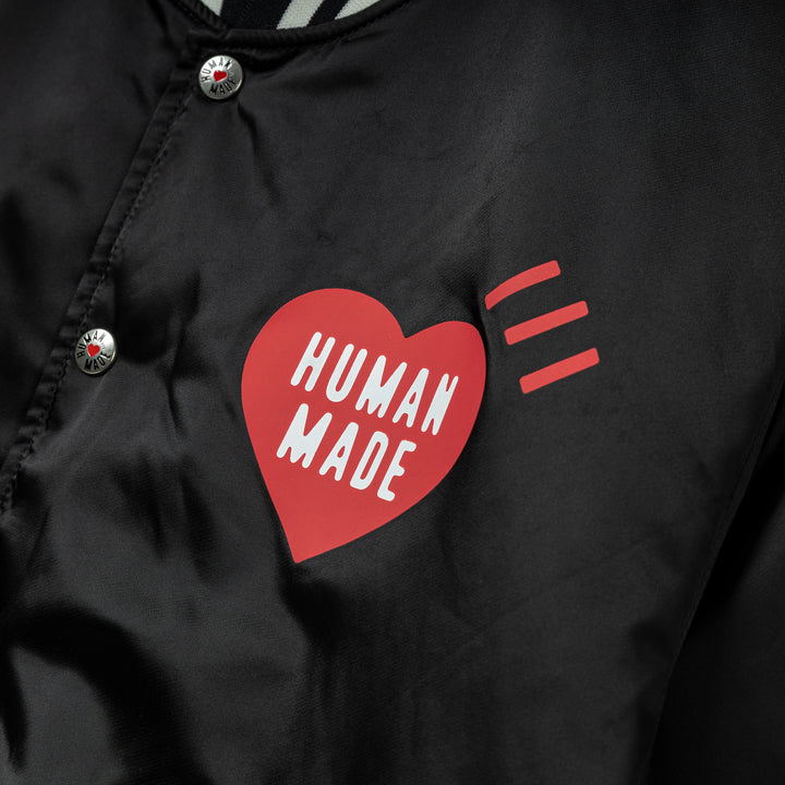 Nylon Stadium Jacket | Black