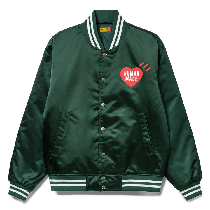 Nylon Stadium Jacket | Green