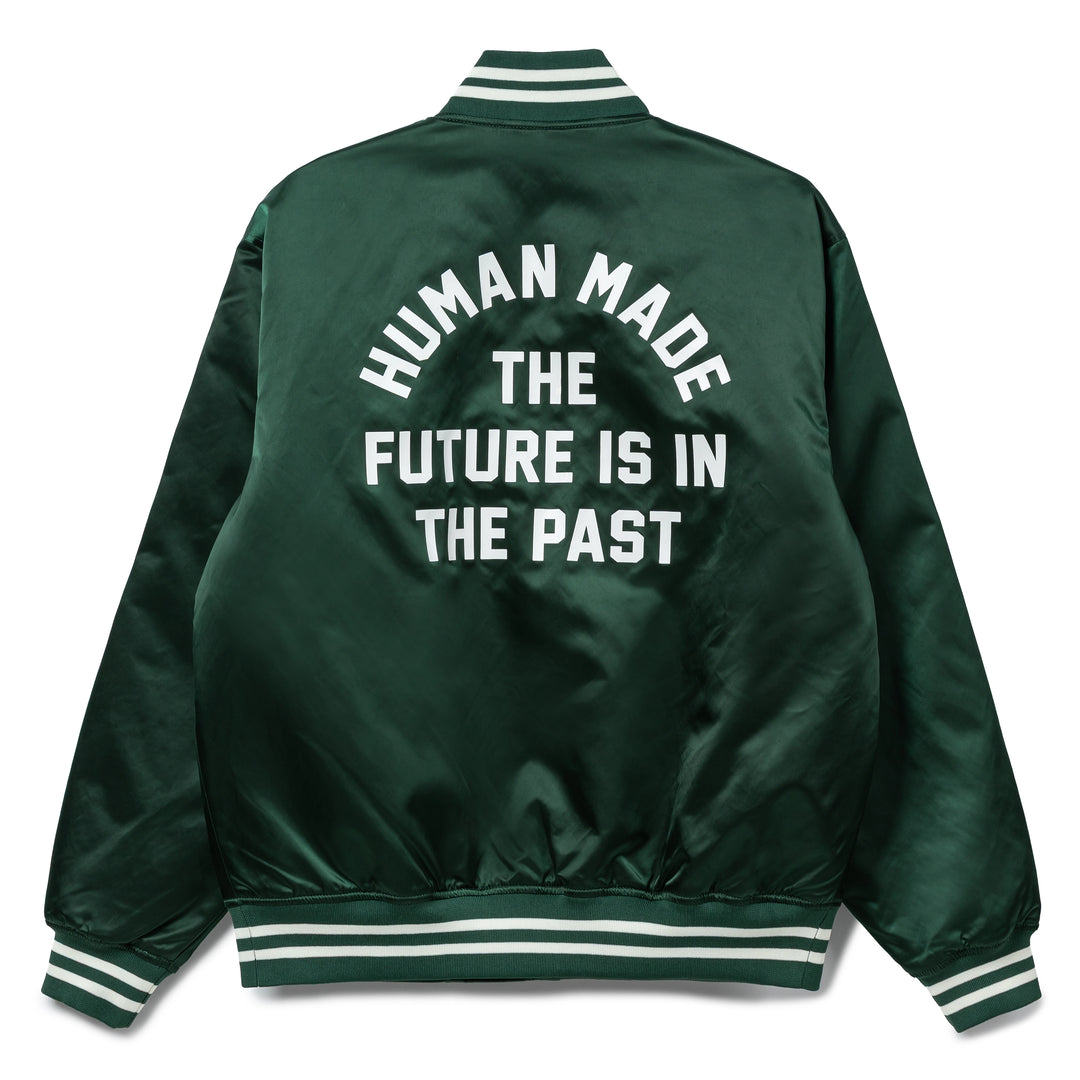 Nylon Stadium Jacket | Green