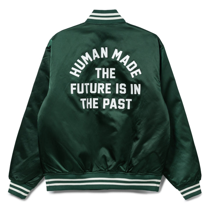 Nylon Stadium Jacket | Green
