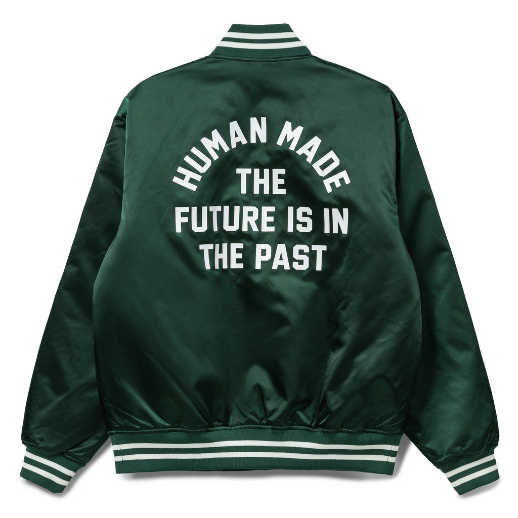 Human Made Nylon Stadium Jacket | Green Human Made Nylon Stadium Jacket | Green