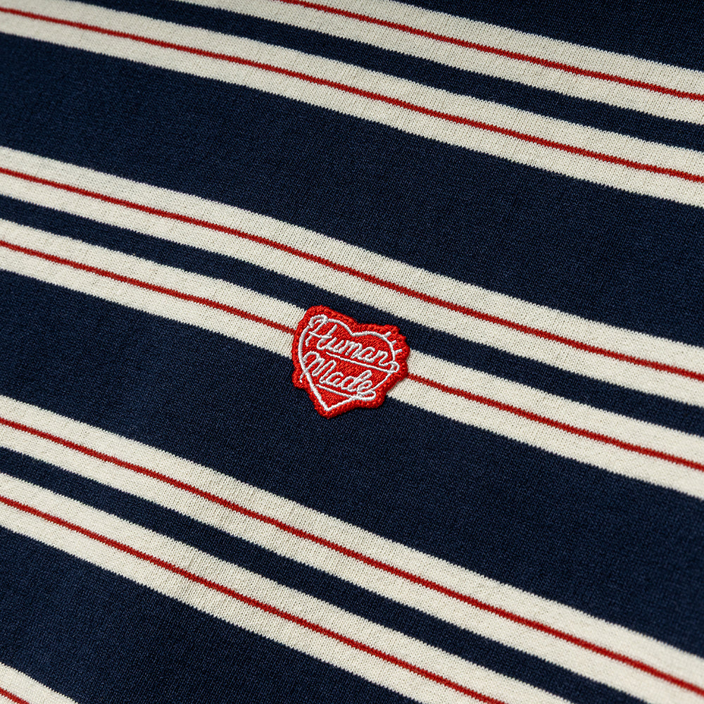 Striped Tee | Navy