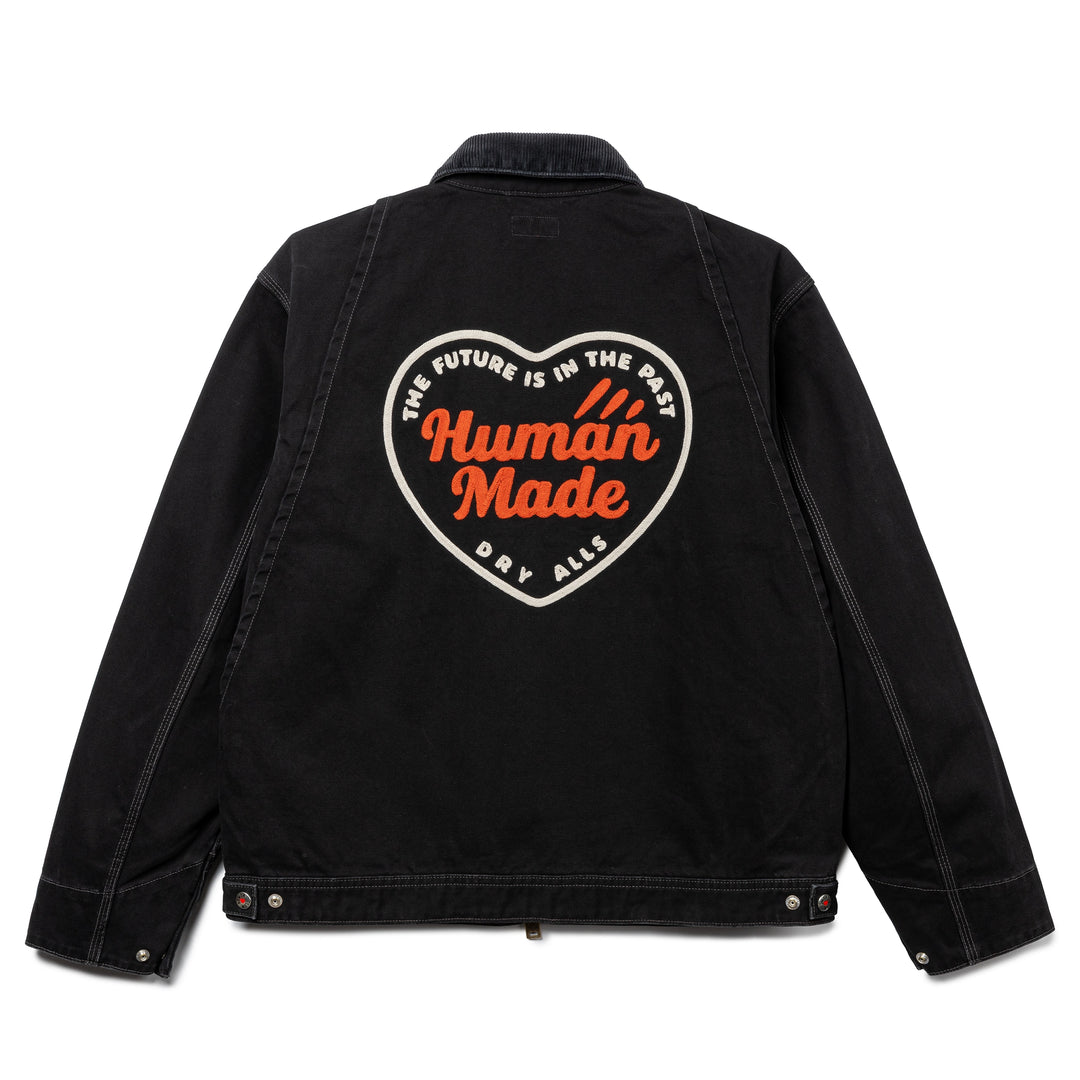 Zip-Up Work Jacket | Black