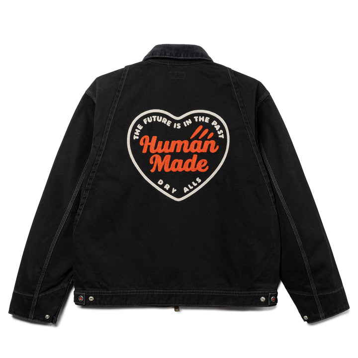 Zip-Up Work Jacket | Black