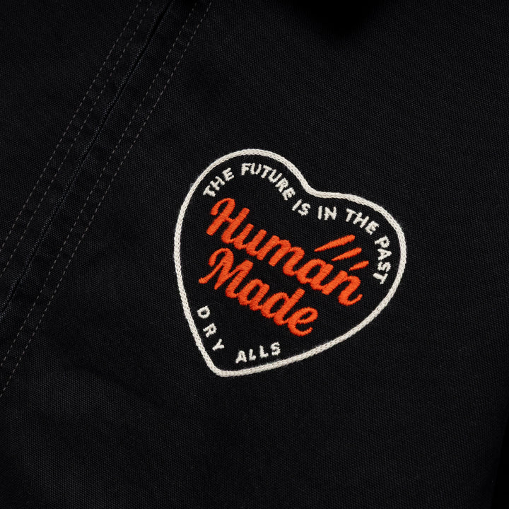 Zip-Up Work Jacket | Black