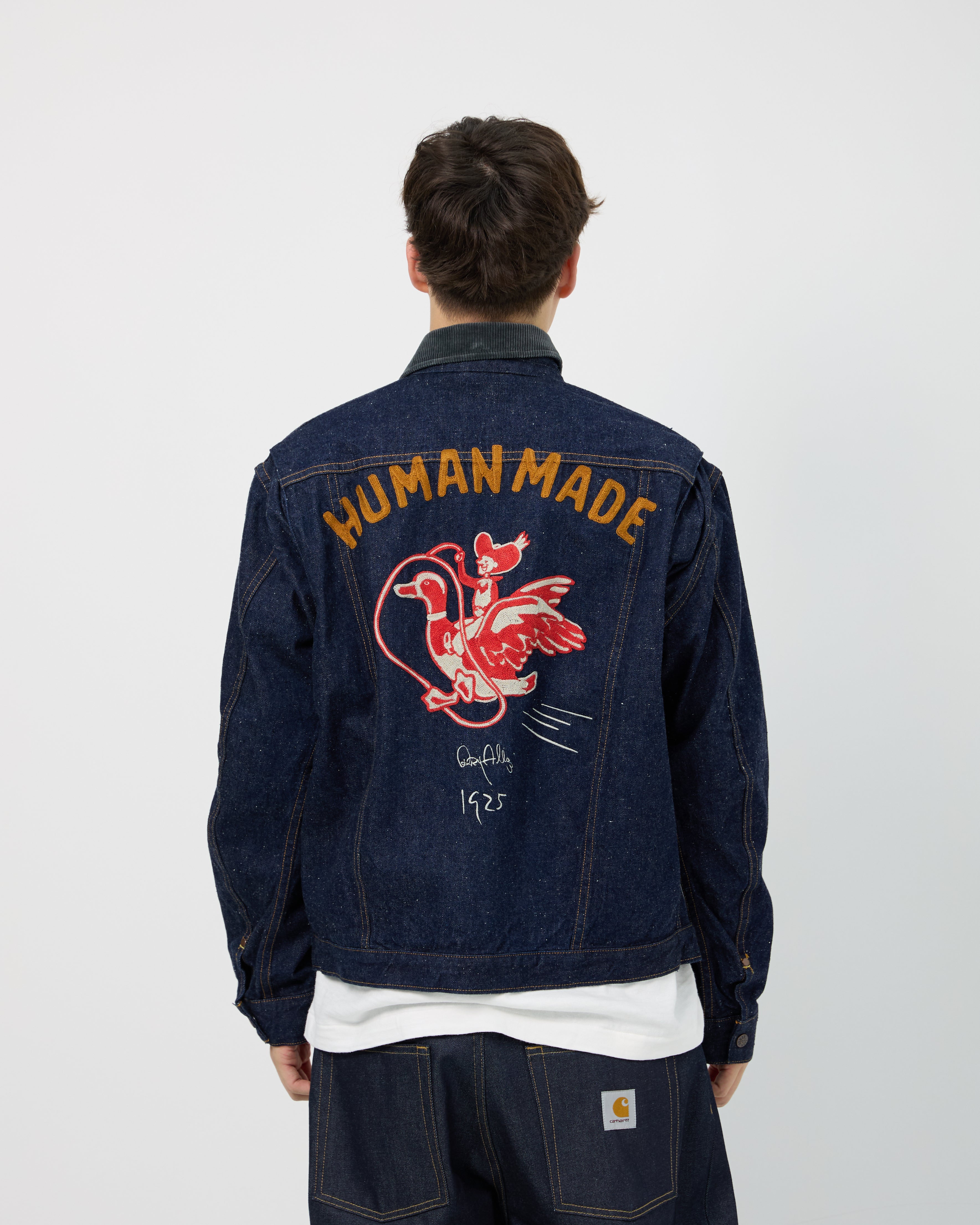 Human Made Zip-up Denim Work Jacket