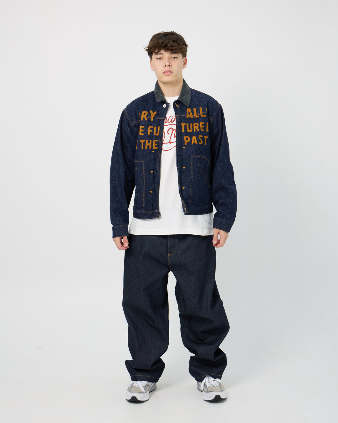 Zip-up Denim Work Jacket | Indigo