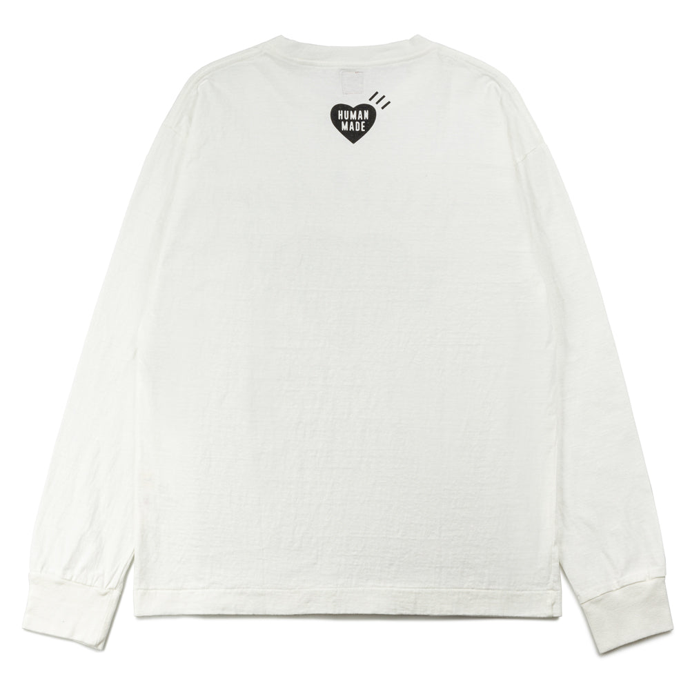 Graphic L/S Tee | White