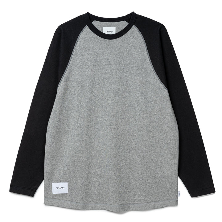 Ian / LS / Cotton | Black Gray