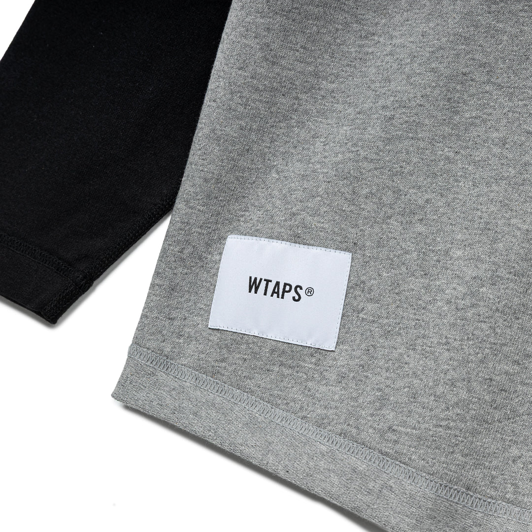 Ian / LS / Cotton | Black Gray