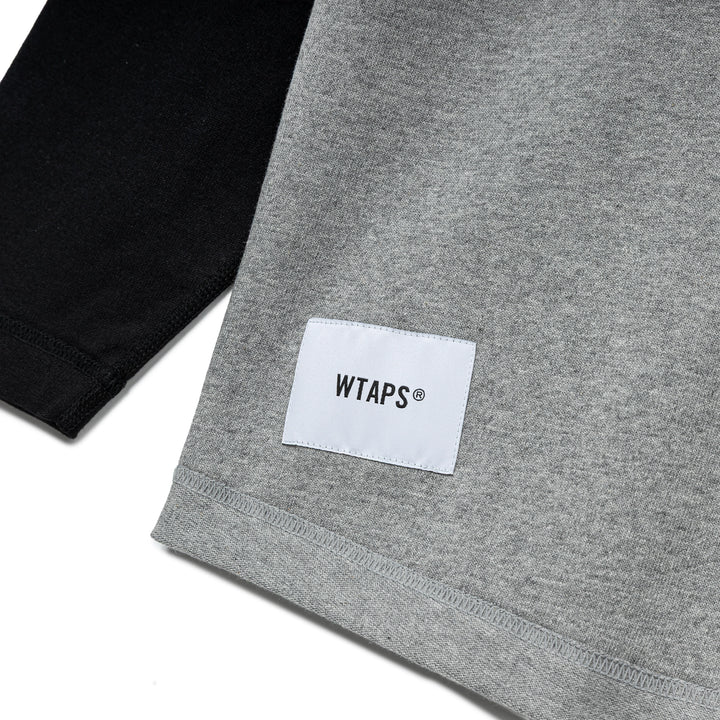 Ian / LS / Cotton | Black Gray