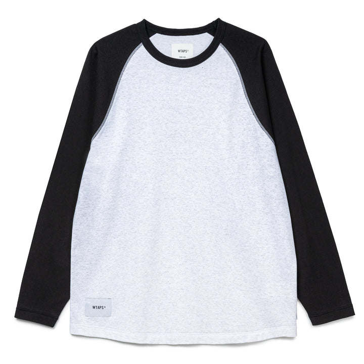 Ian / LS / Cotton | Black Light Gray