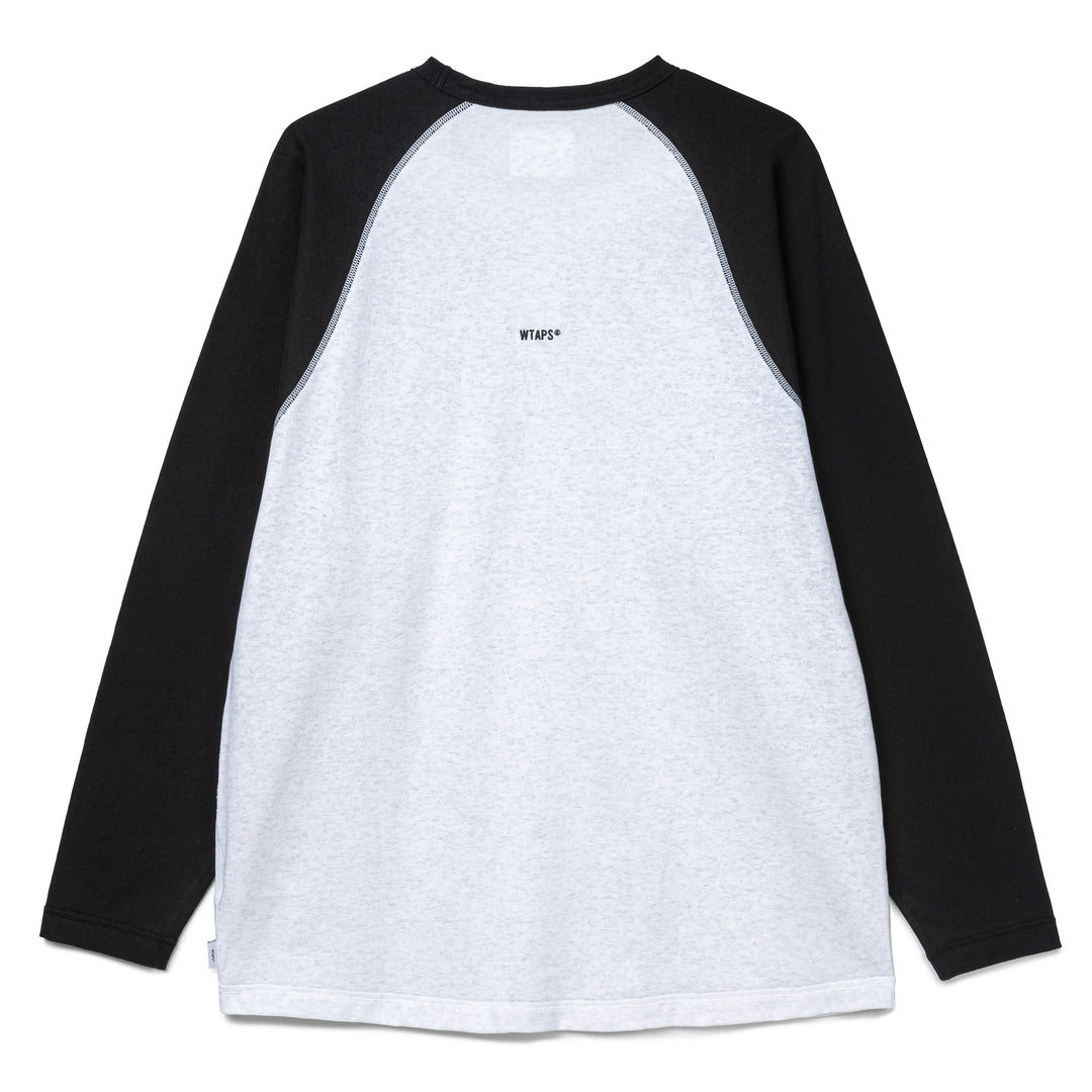 Ian / LS / Cotton | Black Light Gray