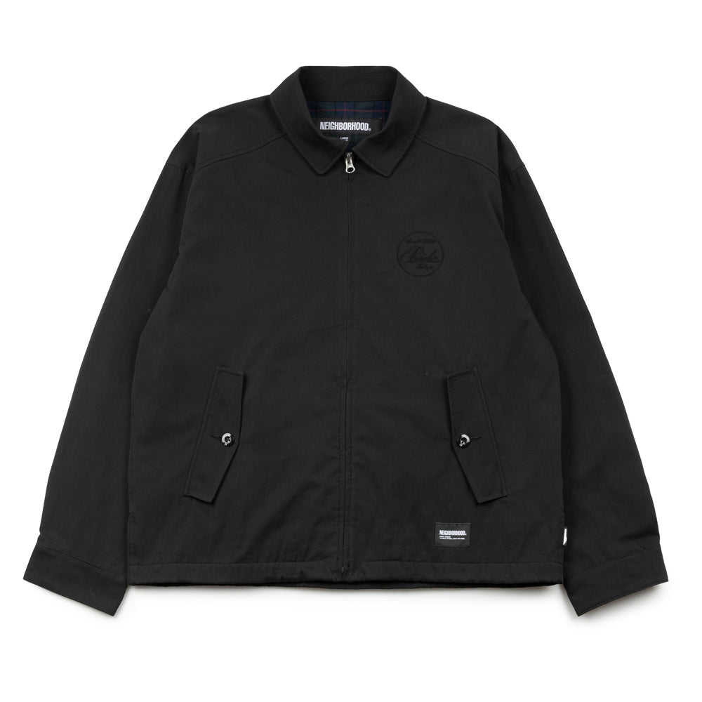 Neighborhood Check Liner Work Jacket | Black