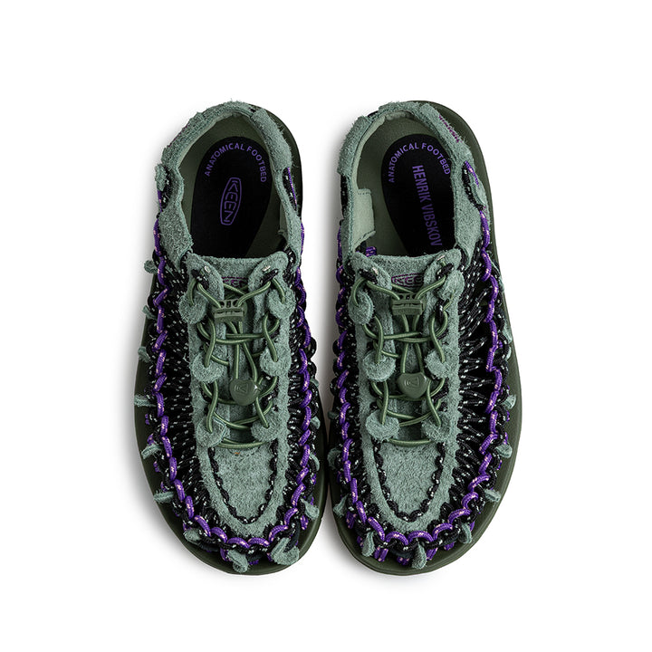 Keen x Henrik Vibskov Uneek Leather Sneaker | Green Spring