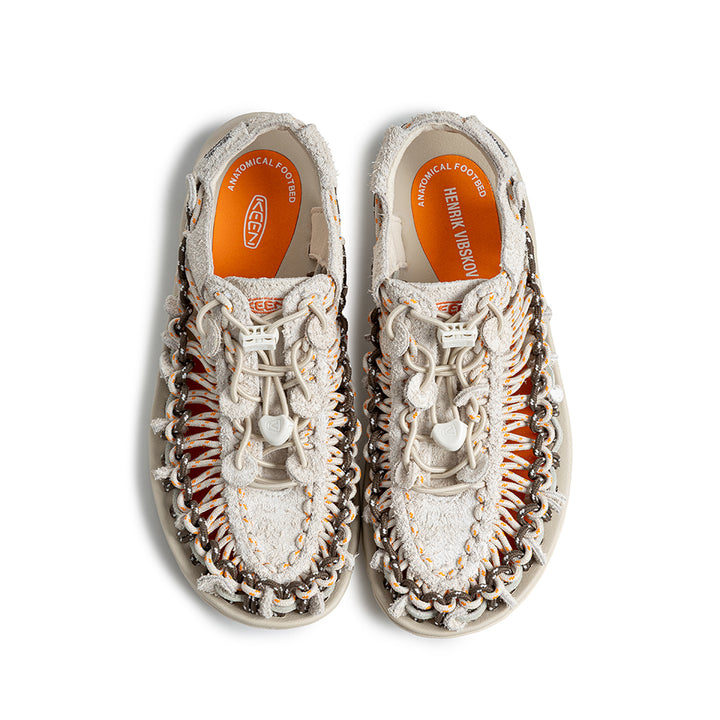 Keen x Henrik Vibskov Uneek Leather Sneaker | Tangerine Cream
