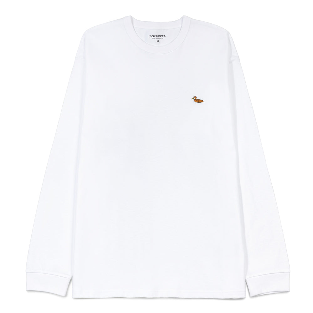 Duck Patch L/S Tee | White