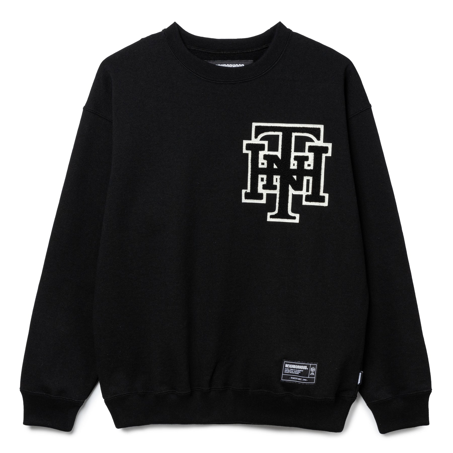 Neighborhood L/S Sweat Shirt | Black Neighborhood L/S Sweat Shirt | Black