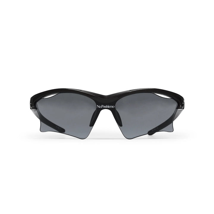 Le Specs x No Problemo Pluto Sunglasses | Black Smoke Mono