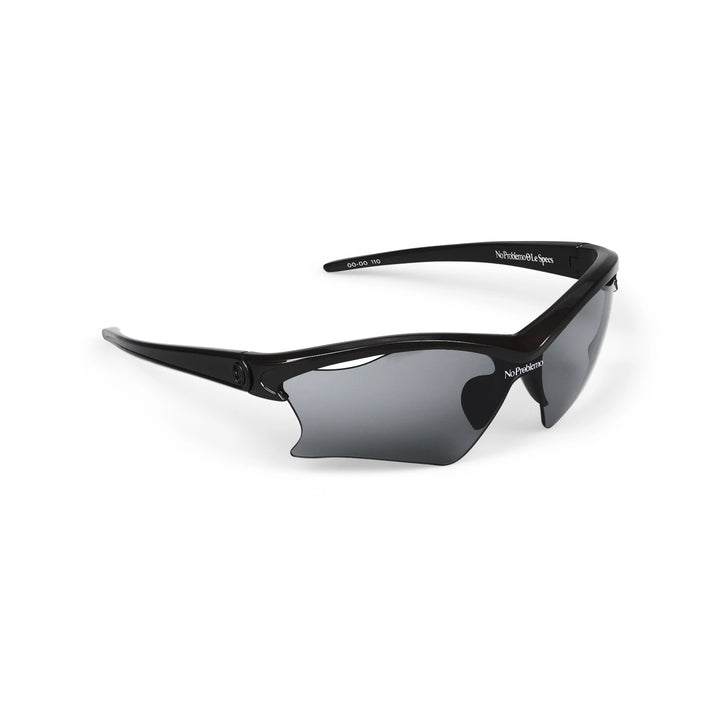 Le Specs x No Problemo Pluto Sunglasses | Black Smoke Mono