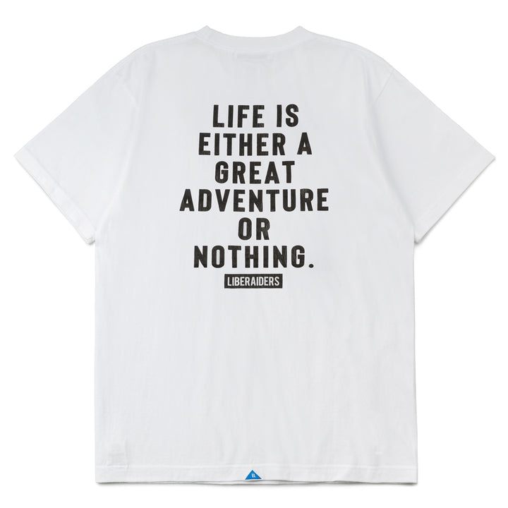 Adventure Pocket Tee | White