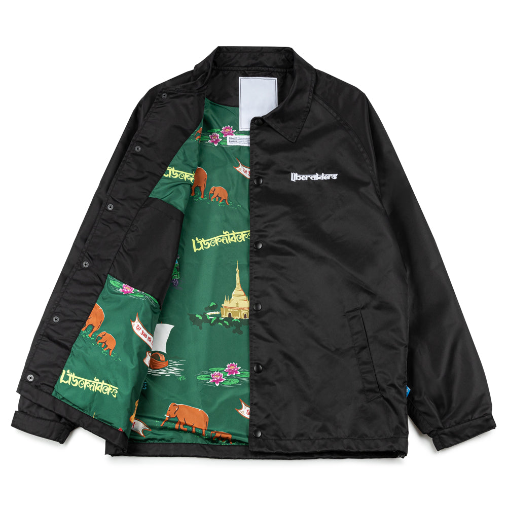 Bengal Logo Coach Jacket | Black