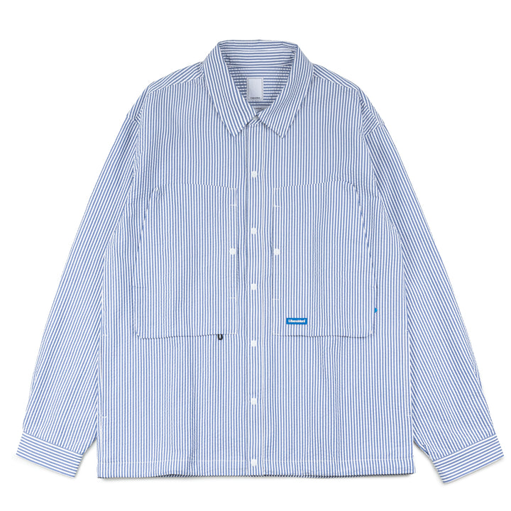 Coolmax Stripe L/S Shirt | Blue