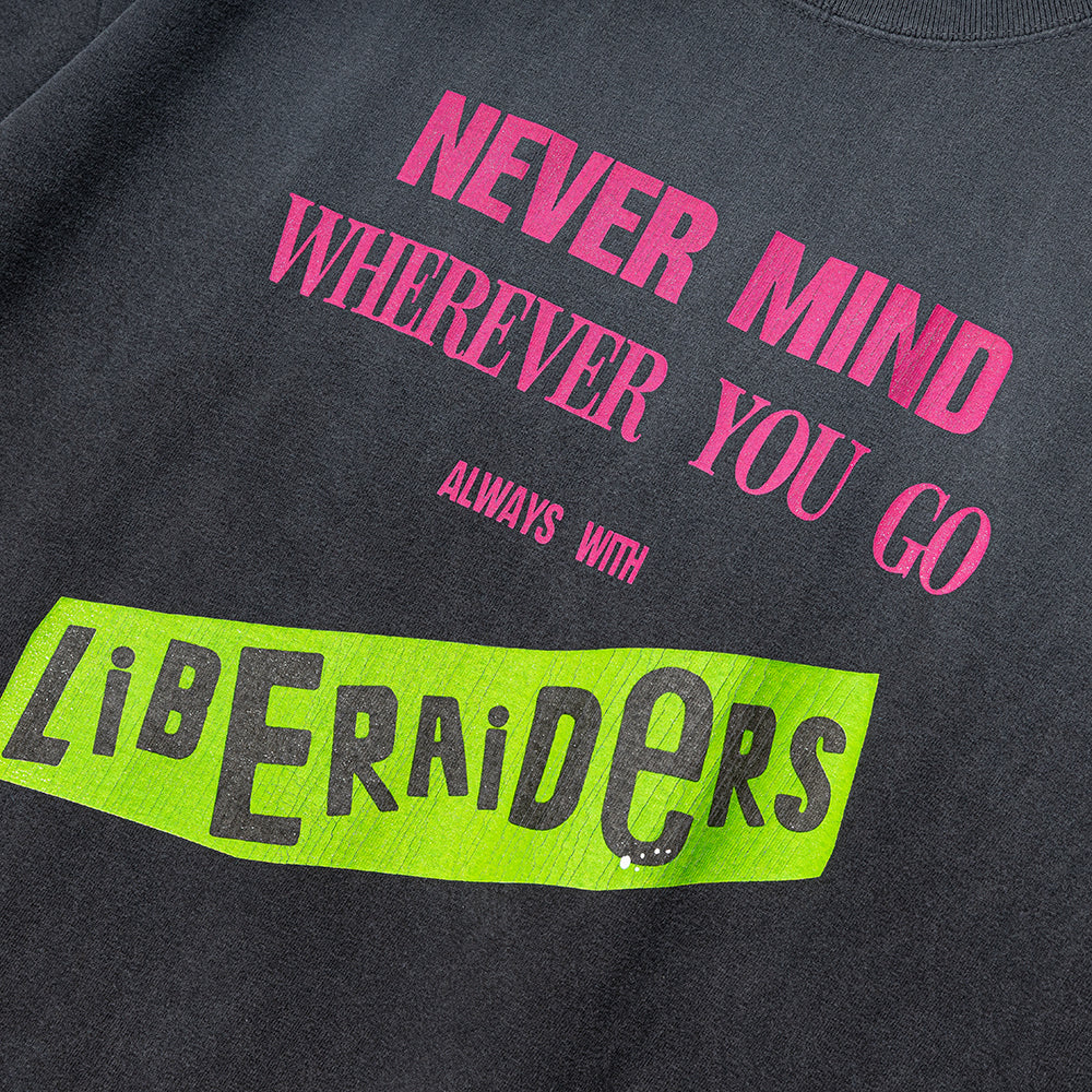 Faded Punk Logo Tee | Black