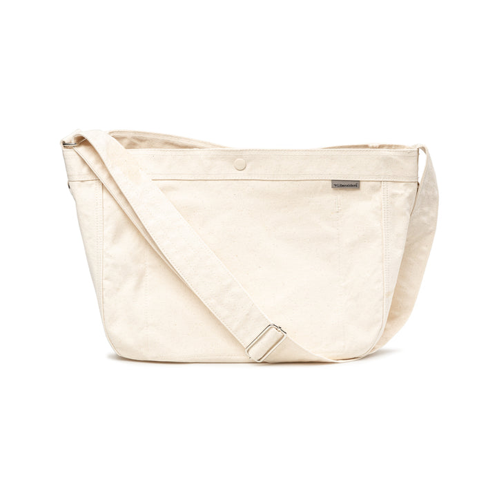 PX Canvas News Paper Bag | White