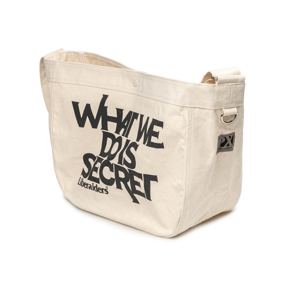 PX Canvas News Paper Bag | White