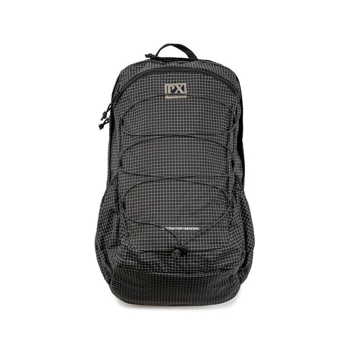 PX Grid Nylon Backpack | Black