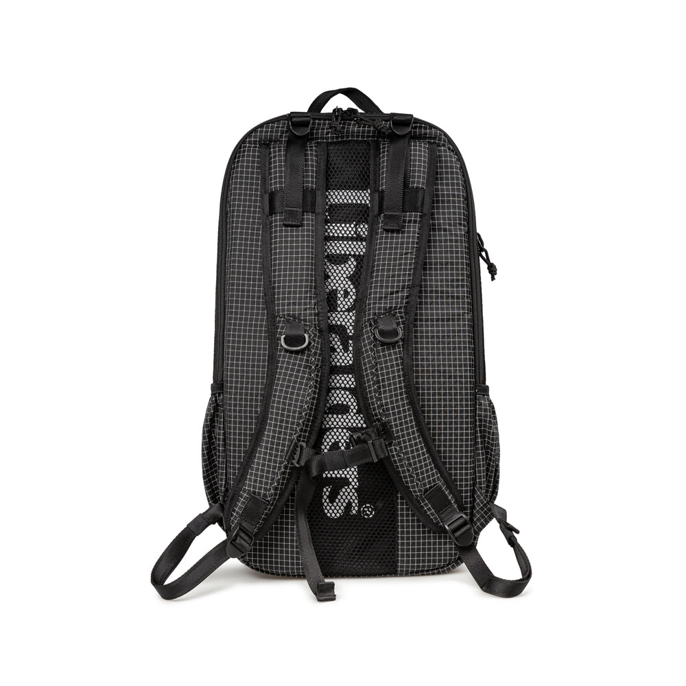 PX Grid Nylon Backpack | Black