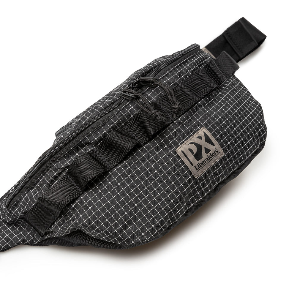 PX Grid Nylon Fanny Pack | Black