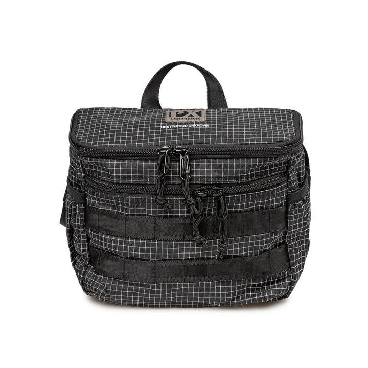 PX Grid Nylon Shoulder Bag | Black